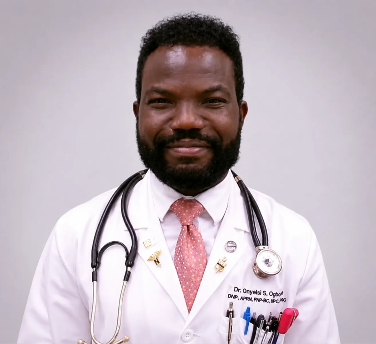 Dr. Onyeisi Stephen Ogbomeh, Family Nurse Practitioner and founder of STEVEWORLD OUTREACH